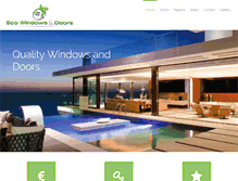 Tablet Screenshot of ecowindows.ie