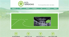 Desktop Screenshot of ecowindows.co.nz