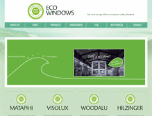 Tablet Screenshot of ecowindows.co.nz
